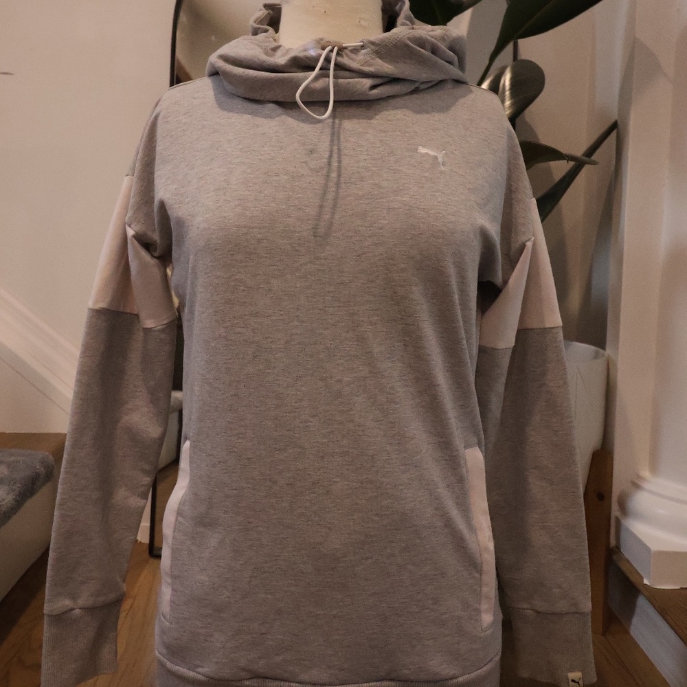 Puma grey hoodie size small